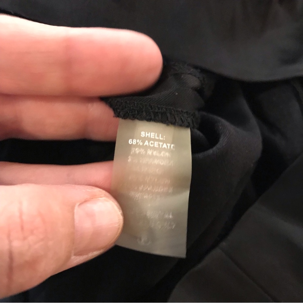 Calvin Klein * Bodycon Black Satin Formal Cocktail Dress GUC Woman’s Petite 4P 4 - Picture 9 of 10